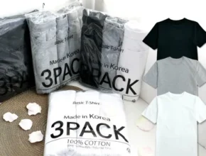 엄마들 사이에서 난리난 3PACK 반팔 티셔츠 총 8종 세트 남녀공용 추천 리뷰