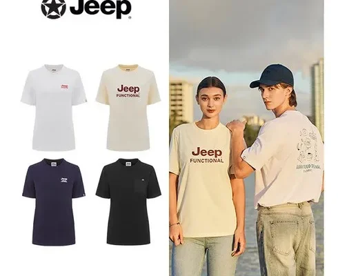 나만 빼고 다 아는 JEEP 남성 24 SUMMER COOL SORONA 반팔 티셔츠 4종 추천 리뷰